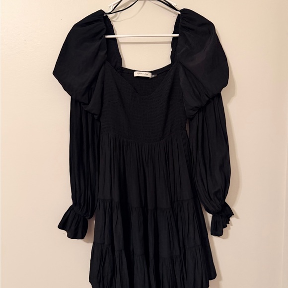 Mustard Seed Black Long Sleeve Dress - Picture 2 of 5